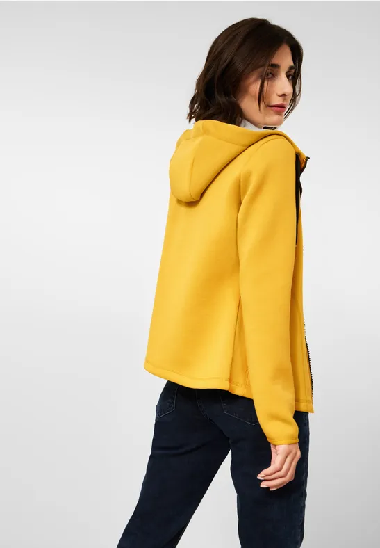 CECIL Doubleface Scuba Jacke für Damen in Gelb CECIL