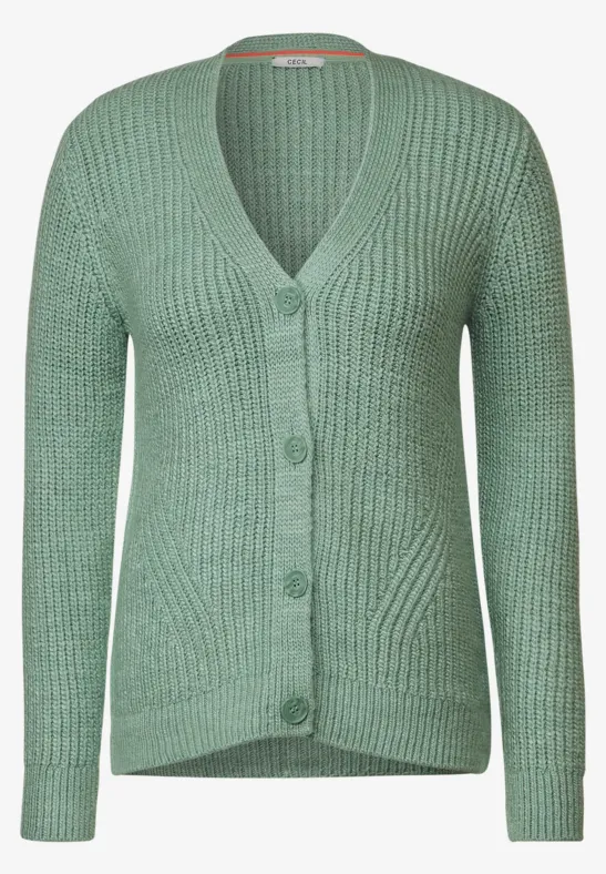 Cardigan Femme Cecil à Fermeture Éclair - Manches Longues, Col Rond, Coton Doux - Taille M