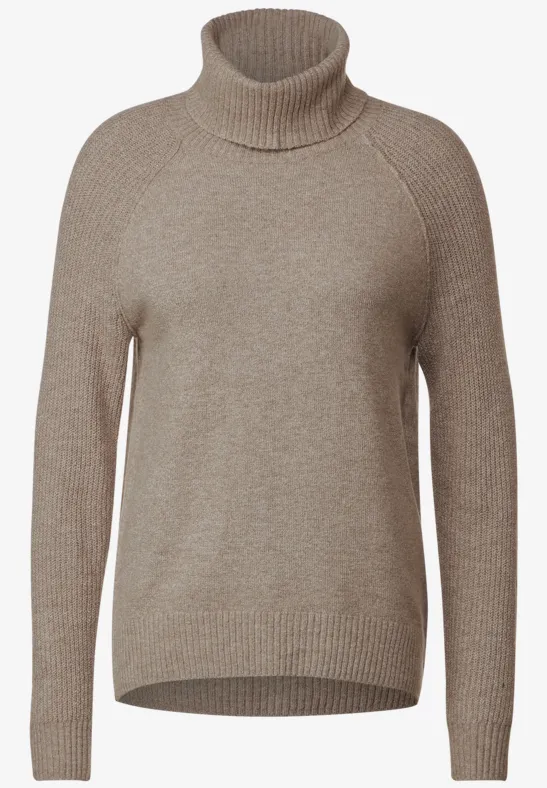 Cecil Strickpullover Damen Taupe Cecil Damenparka Beige Damen