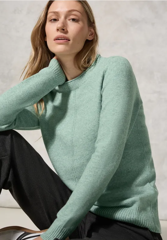 Cecil Damen Pullover Kuschelig - Strickpullover Rundhals