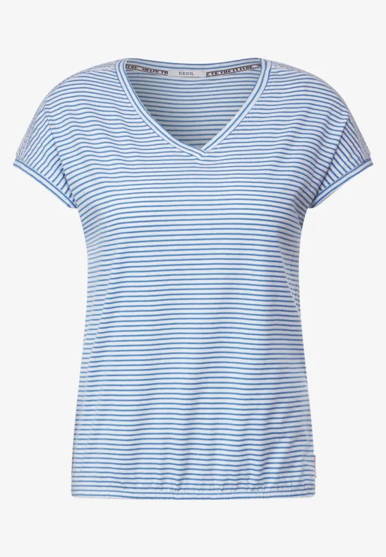 Cecil B323558 Women's Striped Structure Shirt (1-Pack