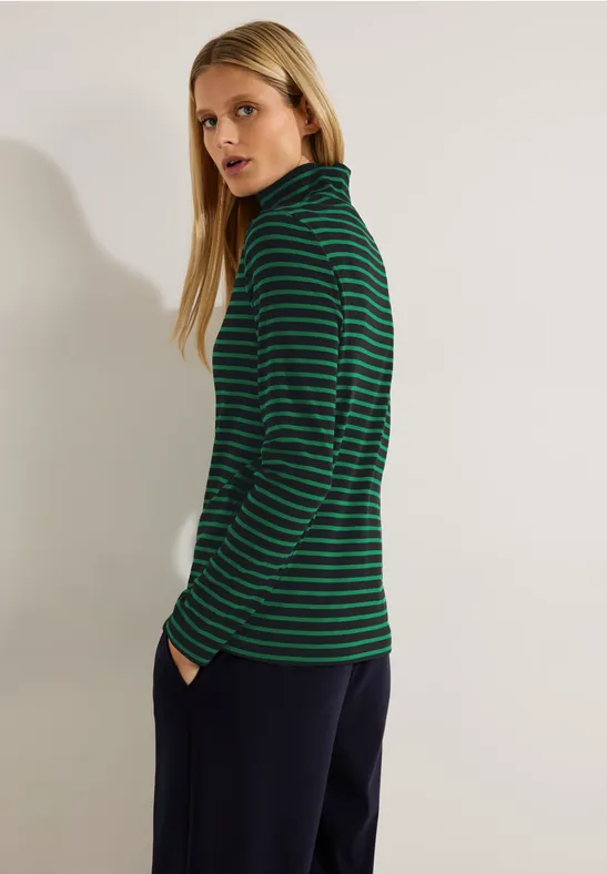 Sweat-shirt pour fille à manches longues et col rond -W1GU65Z4-FSU
