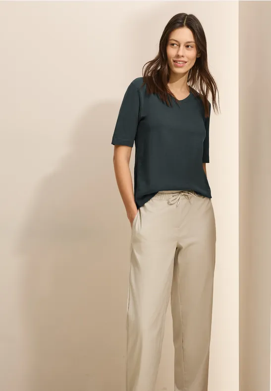 Cecil B323075 Maglietta a Tunica, Balmy Khaki, XS Donna