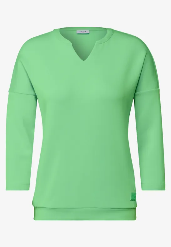 JILL♪ CECIL Weiches Shirt für Damen in Grün | CECIL