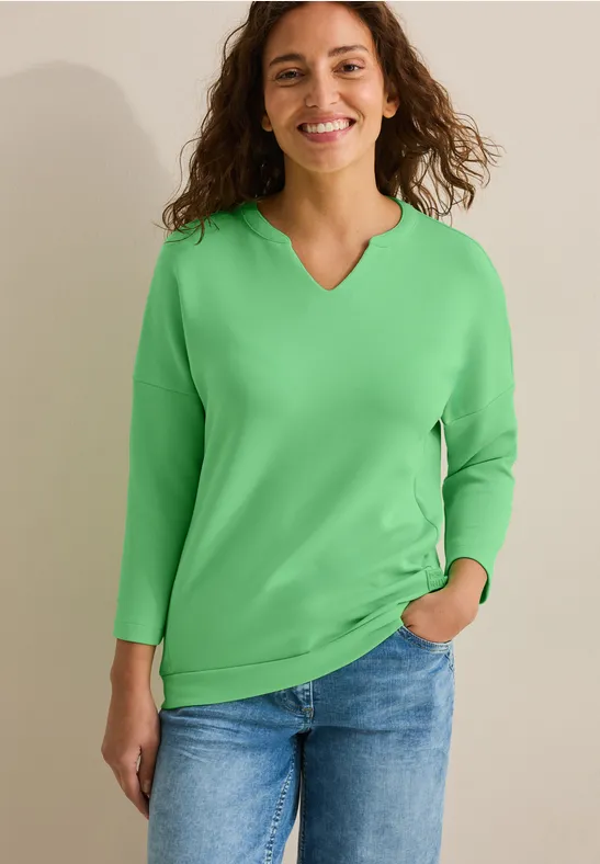 JILL♪ CECIL Weiches Shirt für Damen in Grün | CECIL