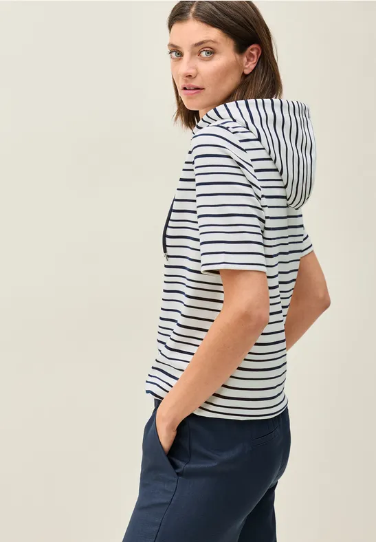 Cecil Damen Strickpullover Mit U-Boot-Ausschnitt Und Streifen – Weicher Feinstrick Für Lässige Alltagsoutfits