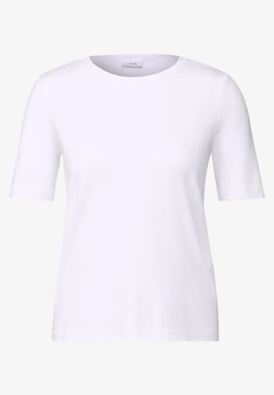 T-Shirt Basique Femme à Manches Longues Et Col Rond - Cencil - Lot De 1 - Couleur Unie, Essentiel De La Garde-robe - 3