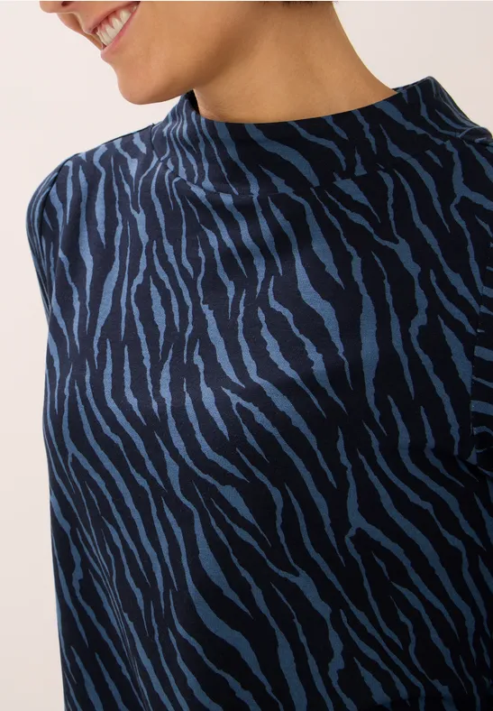 Cecil B345240 Ladies Blouse with Minimal Print