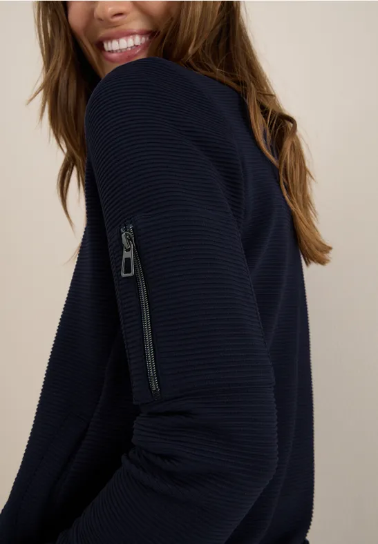 CECIL Ottoman Blouson - Cocoa Taupe | - Cotton Blues