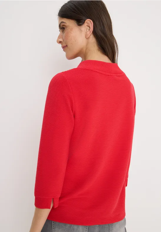 Cecil 3228475 Maglietta ottomana, Nero, XS Donna