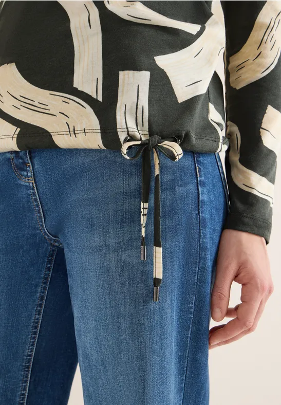 CECIL Gemustertes Shirt Für Damen In Grün | CECIL Produktbild-Vorschau 3