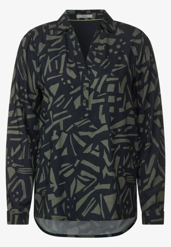 Cecil MIT MINIMALPRINT - Blouse - blau/blauw