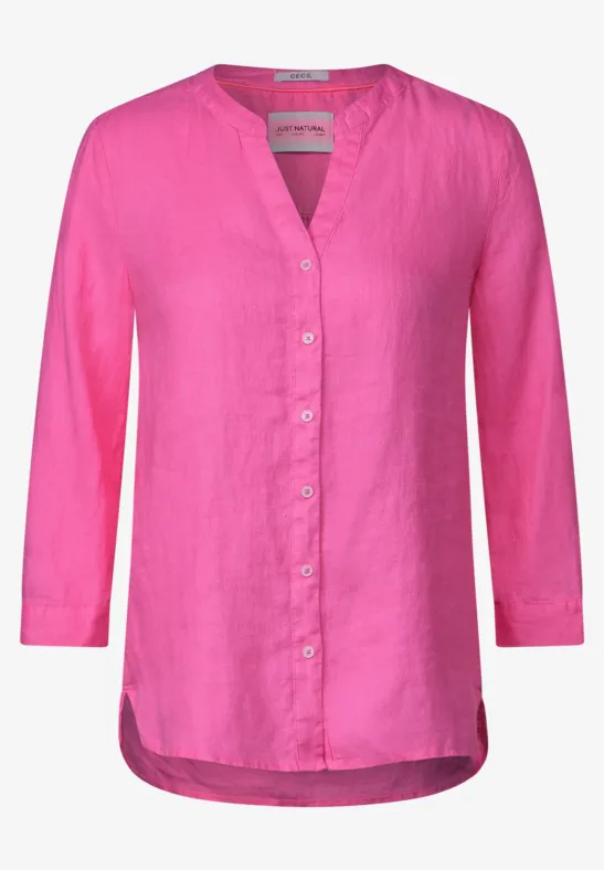 CECIL Bluse aus Leinen für Damen in Pink CECIL