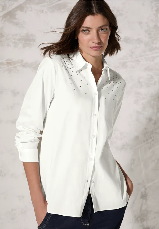 Bloemenprint Strik Blouse Paars