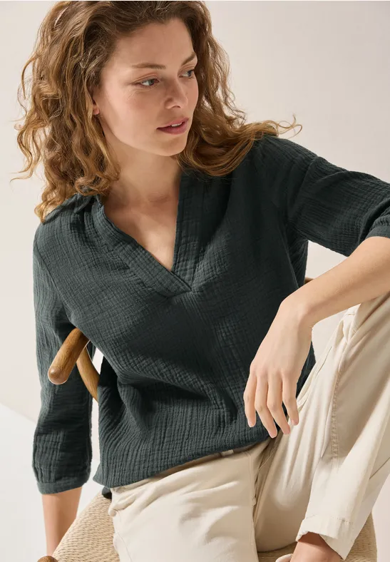 Chemisier Femme En Mousseline De Coton - Léger, Doux Et Confortable Pour Toutes Les Occasions - 5