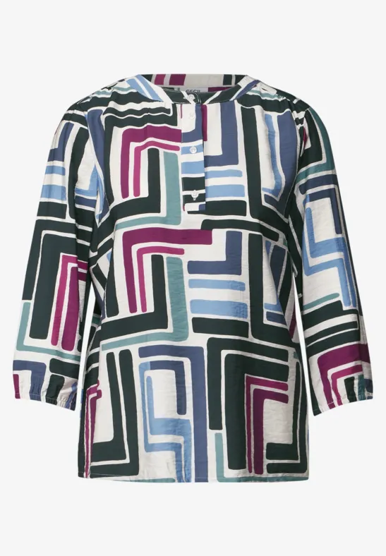 Chemisier Femme Cecil - Col Rond, Manches Longues En Modal (86% Modal, 14% Polyester)