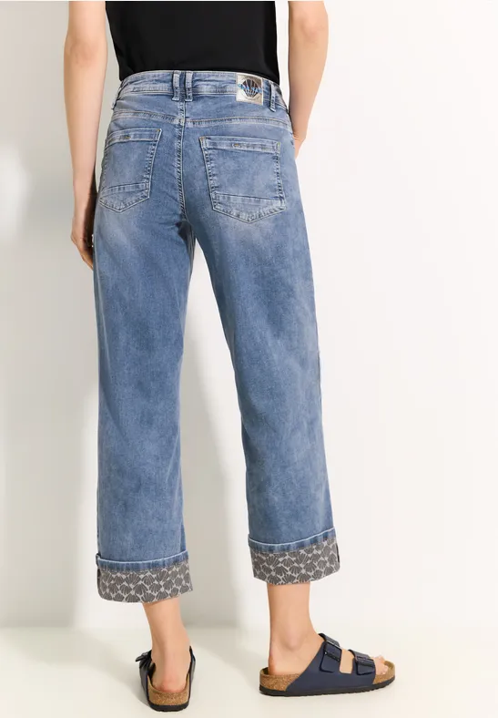 Jeans Loose Fit Donna Cecil - Vita Alta, Gamba Larga, Tessuto Elasticizzato