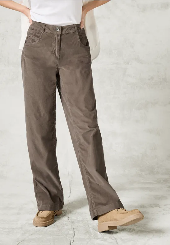 Cecil ladies corduroy chino B378179