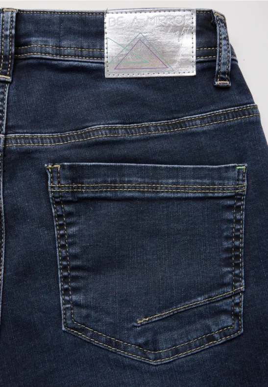 CECIL Casual Fit Jeans Scarlett - Blue Black Washed | - Cotton Blues