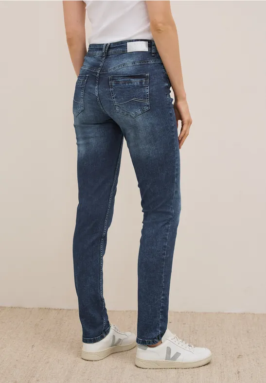 CECIL Jeanshose "Style Scarlet", Slim Fit, 7/8-Länge, Für Damen