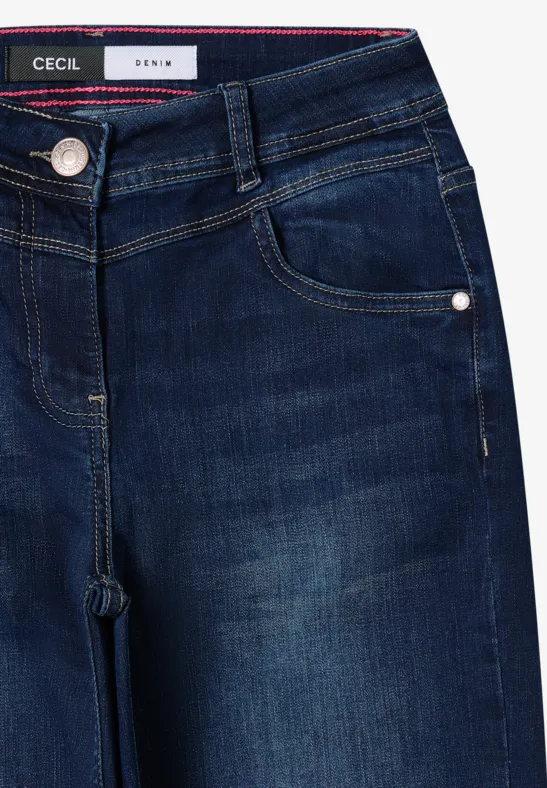 Cecil Bootcut jeans - blau/blauw denim/bluedenim Cecil Bootcut jeans - blau/blauw denim/bluedenim
