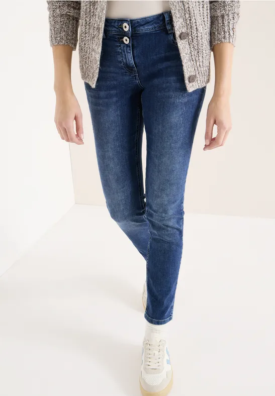 CECIL Slim Fit Jeans Light Blue Washed 27