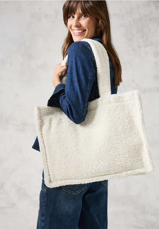 CECIL Teddy Shopper für Damen in Weiß CECIL