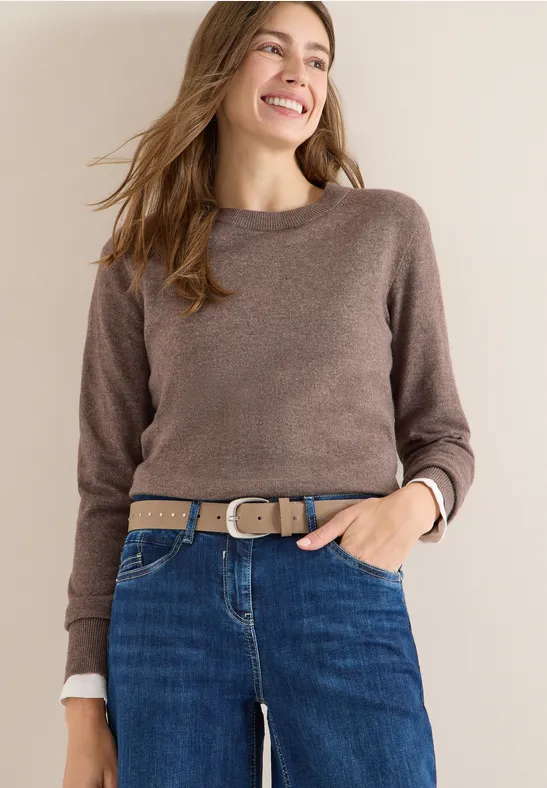 Damen Flanellbluse, Mit Leicht Verlängerter Rücks Produktbild-Vorschau 2