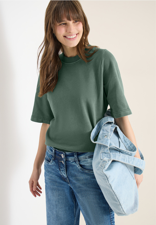 Cecil GMD Short Sleeve Sweatshirt just khaki