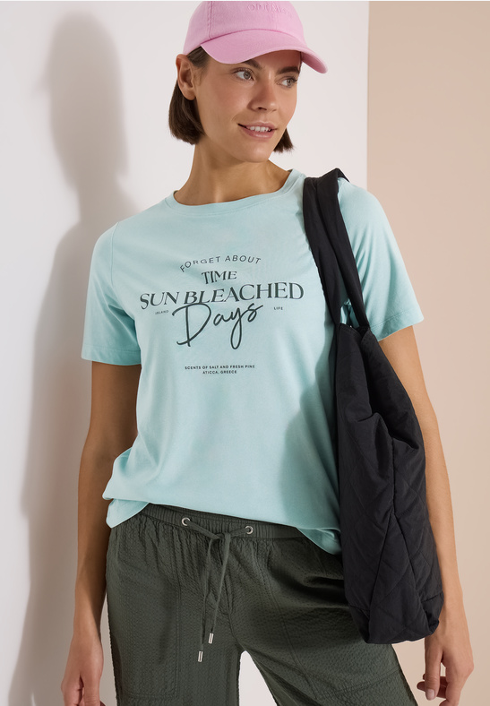 Cecil TOS Sun Bleached Days FP Shirt crystal mint