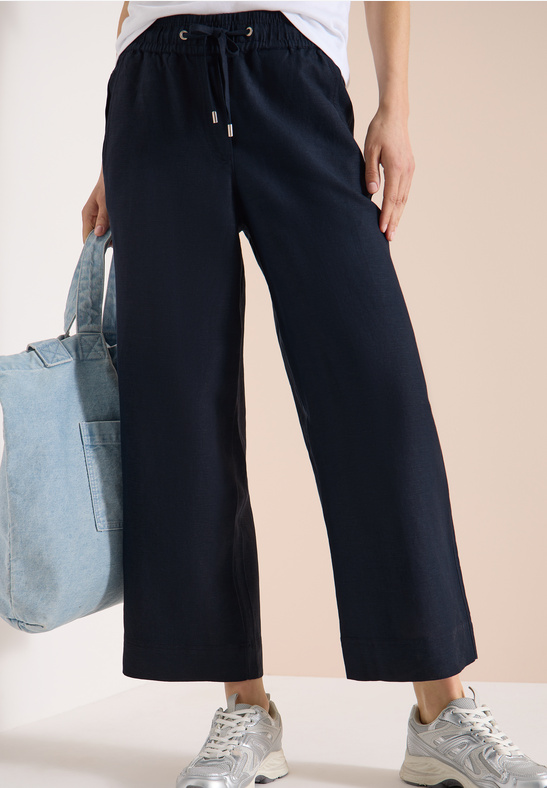 Cecil LINEN Style Neele Solid LI VISuniversal blue