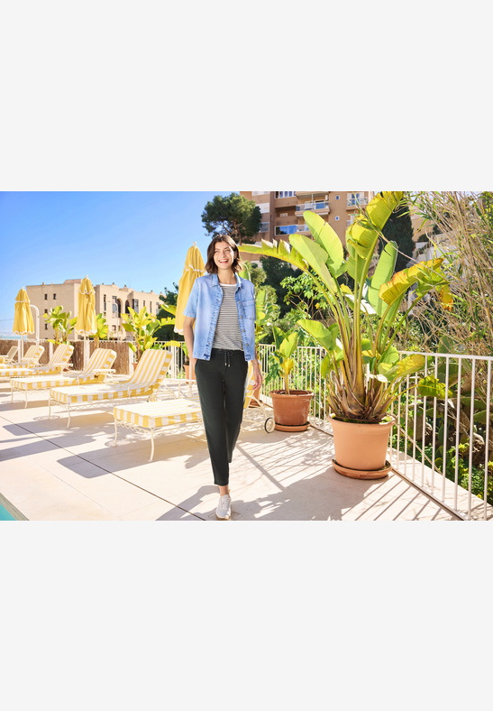 Cecil Style Chelsea Solid palm breeze green